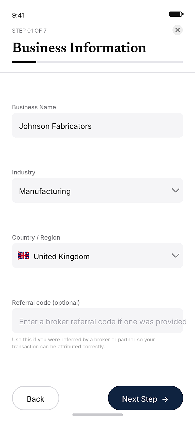 Caplift Assessment — mobile